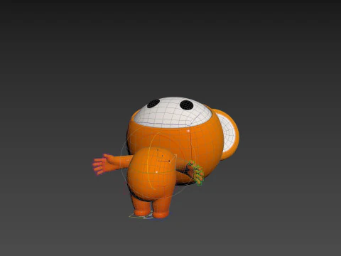 Character256 Rigged Mascot 3D Model