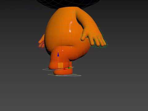 Character256 Rigged Mascot 3D Model