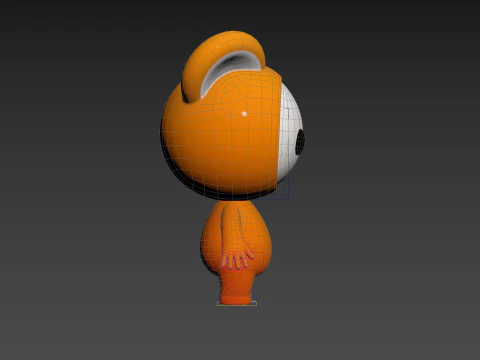 Character256 Rigged Mascot 3D Model