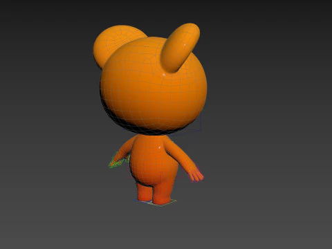 Character256 Rigged Mascot 3D Model