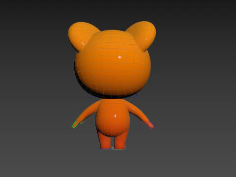 Character256 Rigged Mascot 3D Model