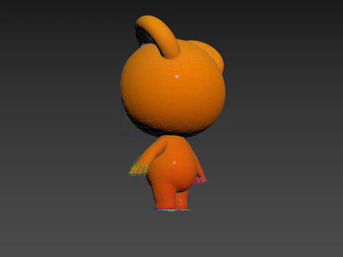 Character256 Rigged Mascot 3D Model
