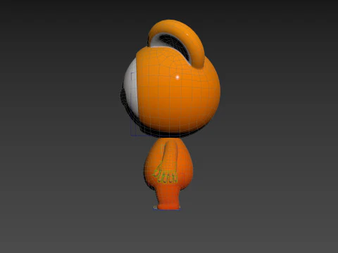Character256 Rigged Mascot 3D Model