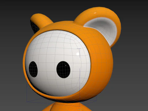 Character256 Rigged Mascot 3D Model
