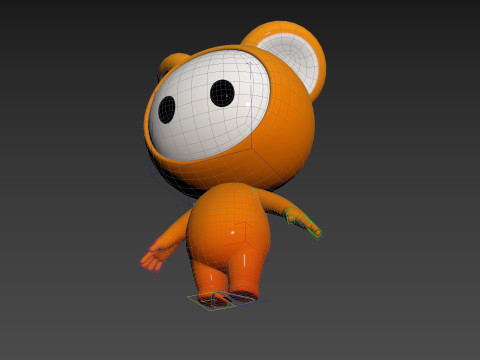 Character256 Rigged Mascot Modelo 3D