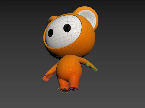 Character256 Rigged Mascot 3D Model