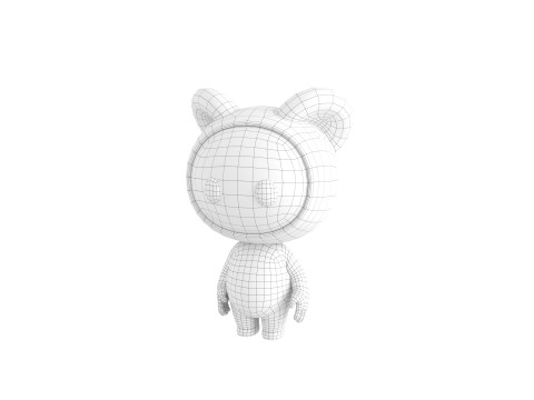Character256 Rigged Mascot Modelo 3D