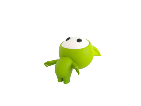 Character257 Rigged Mascot 3D Model