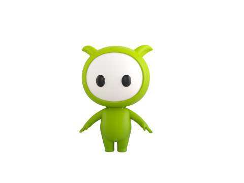 Character257 Rigged Mascot 3D-Modell