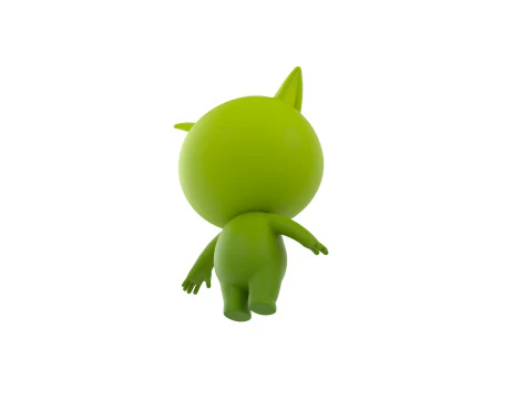 Character257 Rigged Mascot 3D Model