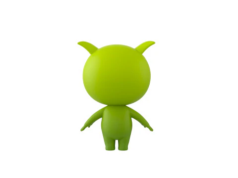 Character257 Rigged Mascot 3D Model