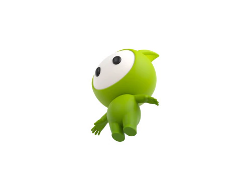 Character257 Rigged Mascot 3D Model
