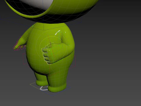 Character257 Rigged Mascot 3D Model