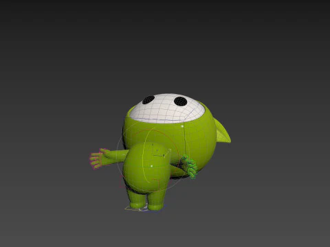 Character257 Rigged Mascot 3D Model