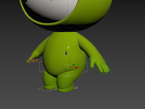 Character257 Rigged Mascot 3D-Modell