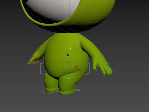 Character257 Rigged Mascot 3D Model