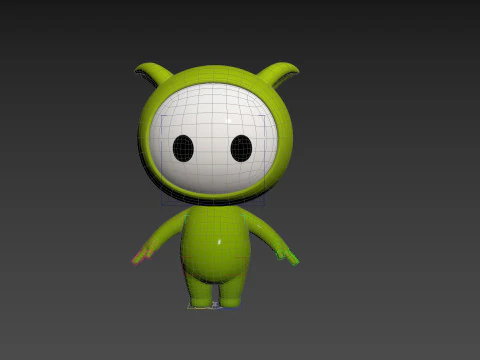 Character257 Rigged Mascot 3D Model