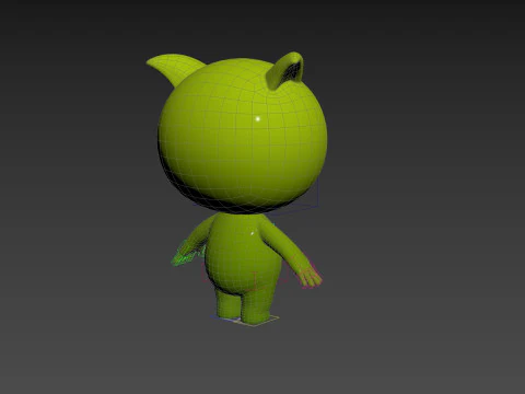 Character257 Rigged Mascot 3D Model