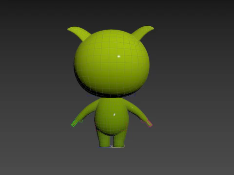 Character257 Rigged Mascot 3D Model