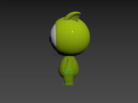 Character257 Rigged Mascot 3D Model