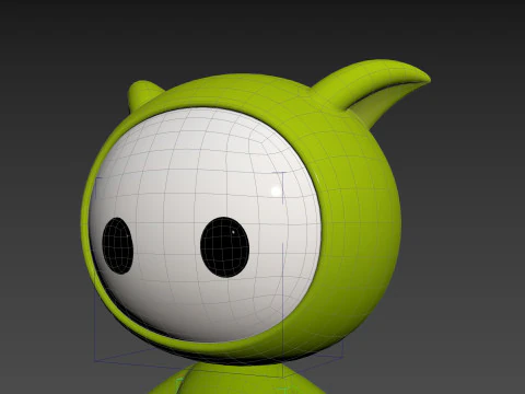 Character257 Rigged Mascot 3D Model