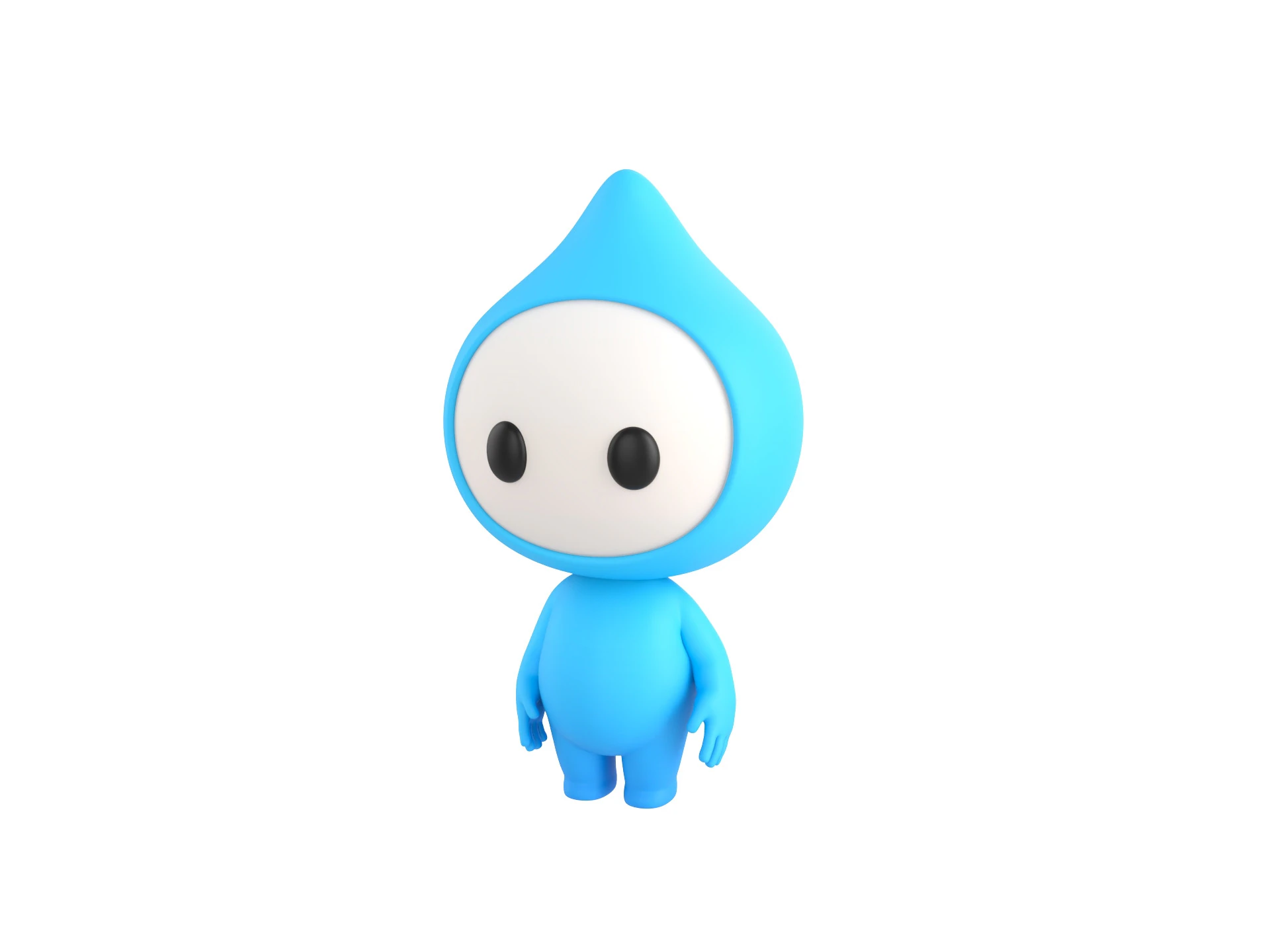 Character258 Rigged Mascot 3D Model .c4d .max .obj .3ds .fbx .stl .blend 