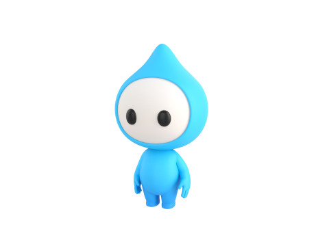 Character258 Rigged Mascot 3D Модель