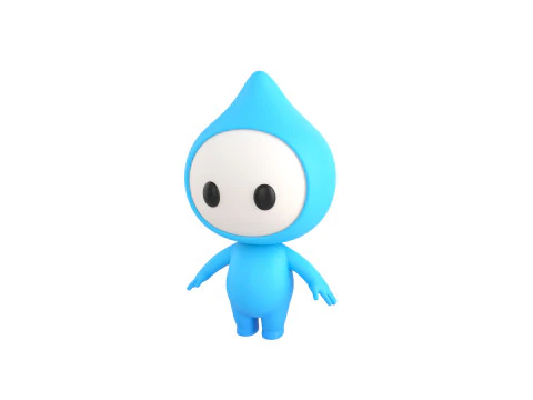 Character258 Rigged Mascot 3D Model
