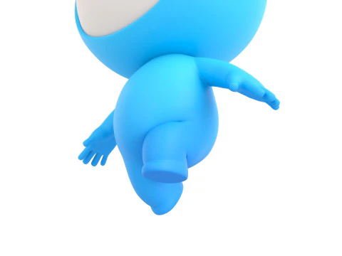Character258 Rigged Mascot 3D Model