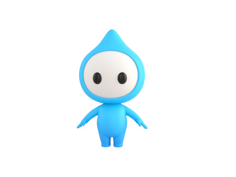 Character258 Rigged Mascot 3D 모델