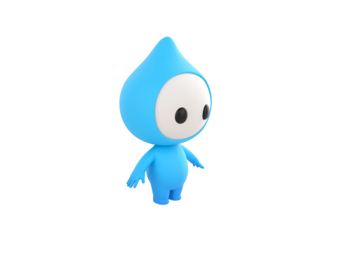 Character258 Rigged Mascot 3D 모델