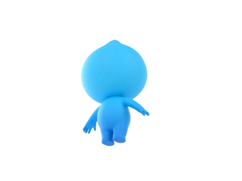 Character258 Rigged Mascot 3D Model