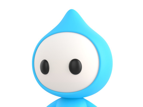 Character258 Rigged Mascot 3D 모델