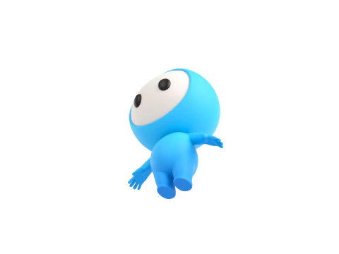 Character258 Rigged Mascot 3D Model
