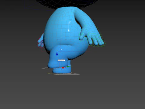 Character258 Rigged Mascot 3D Model