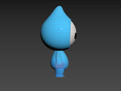 Character258 Rigged Mascot 3D Model
