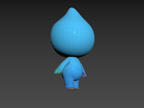Character258 Rigged Mascot 3D 모델