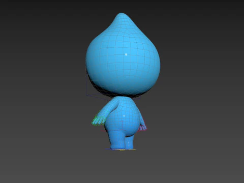 Character258 Rigged Mascot 3D Model