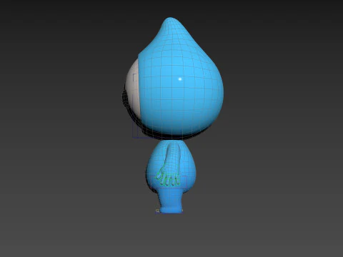 Character258 Rigged Mascot 3D Model