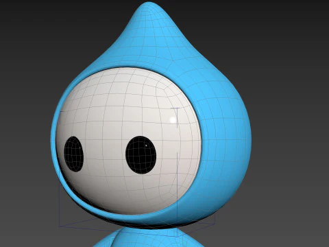 Character258 Rigged Mascot 3D Model