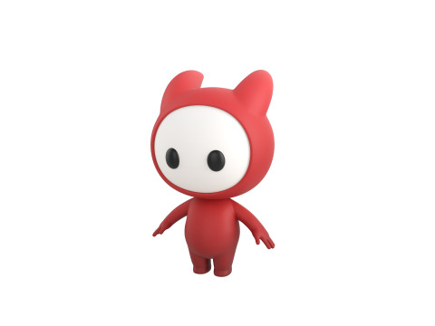 Character259 Rigged Mascot 3D Model