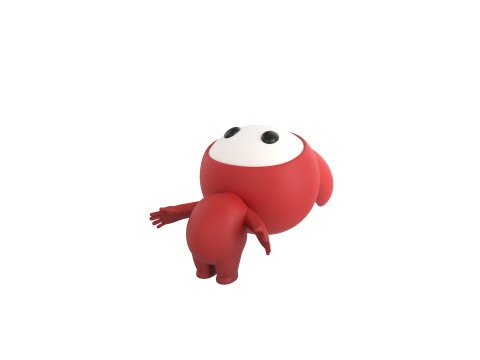Character259 Rigged Mascot 3D Model