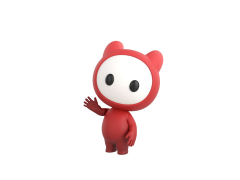 Character259 Rigged Mascot 3D Model
