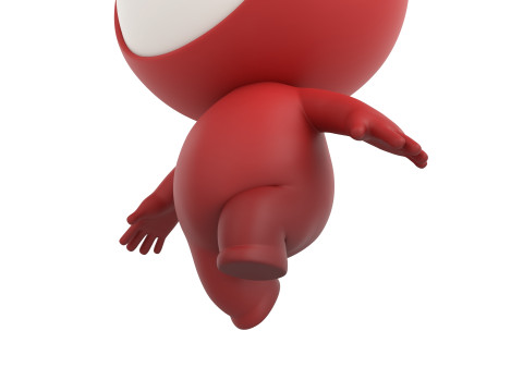 Character259 Rigged Mascot 3D Model