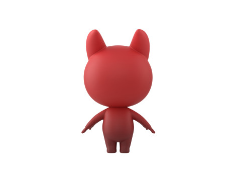 Character259 Rigged Mascot 3D Model