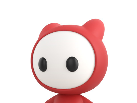 Character259 Rigged Mascot 3D Model