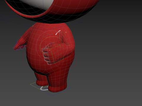 Character259 Rigged Mascot 3D Model