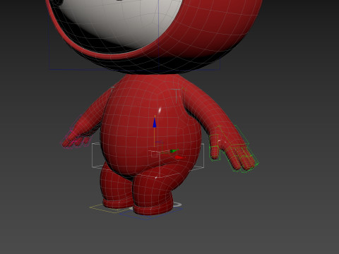 Character259 Rigged Mascot 3D Model