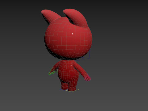 Character259 Rigged Mascot 3D Model