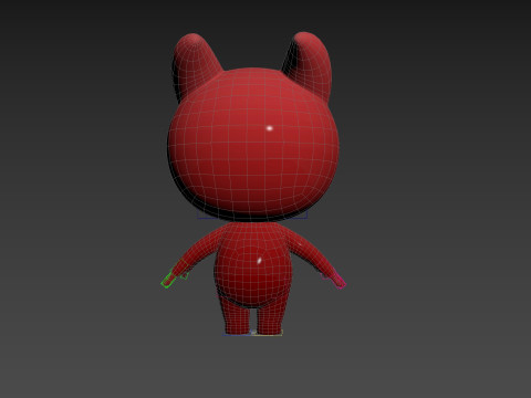 Character259 Rigged Mascot 3D Model